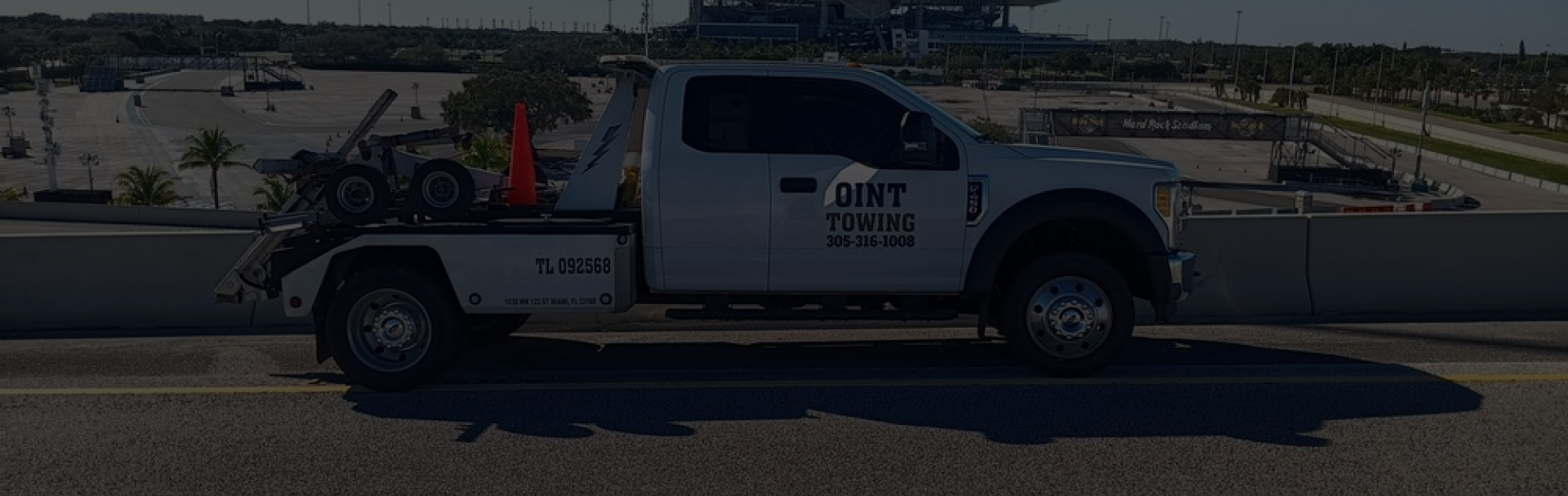 Towing car
